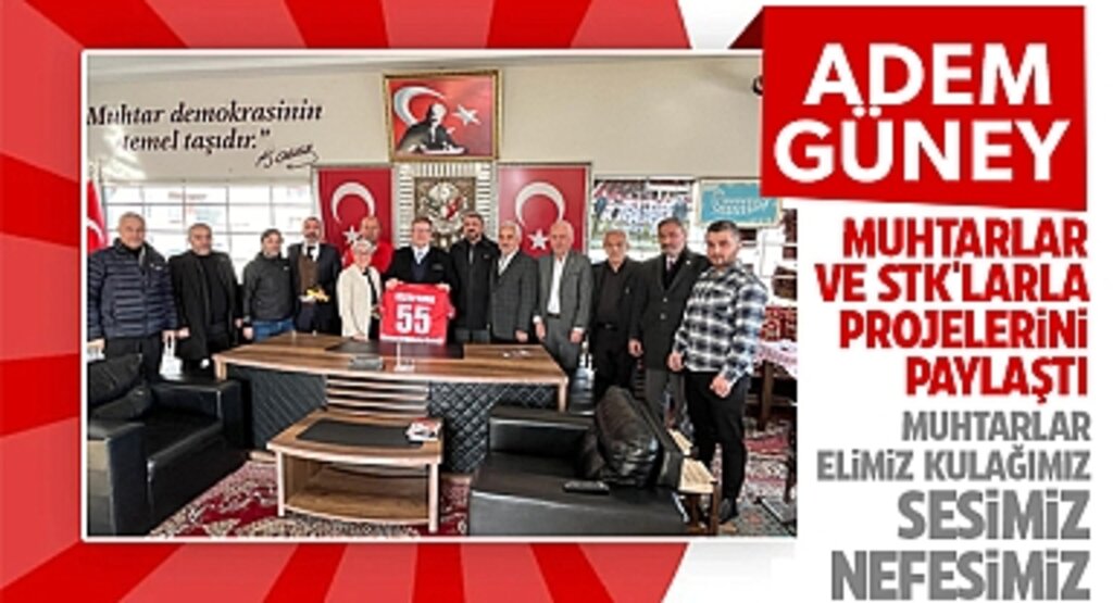 Adem Güney, Muhtarlar ve STK'larla Projelerini Paylaştı