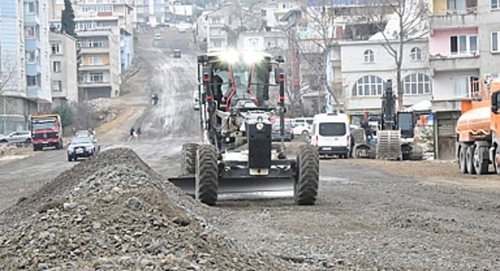 Canik'te Yeni Bulvar Yolu İnşası Hızla Devam Ediyor