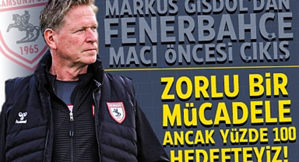 Gisdol’dan Fenerbahçe Maçı Öncesi Net Mesaj: Zekice Oynamalıyız