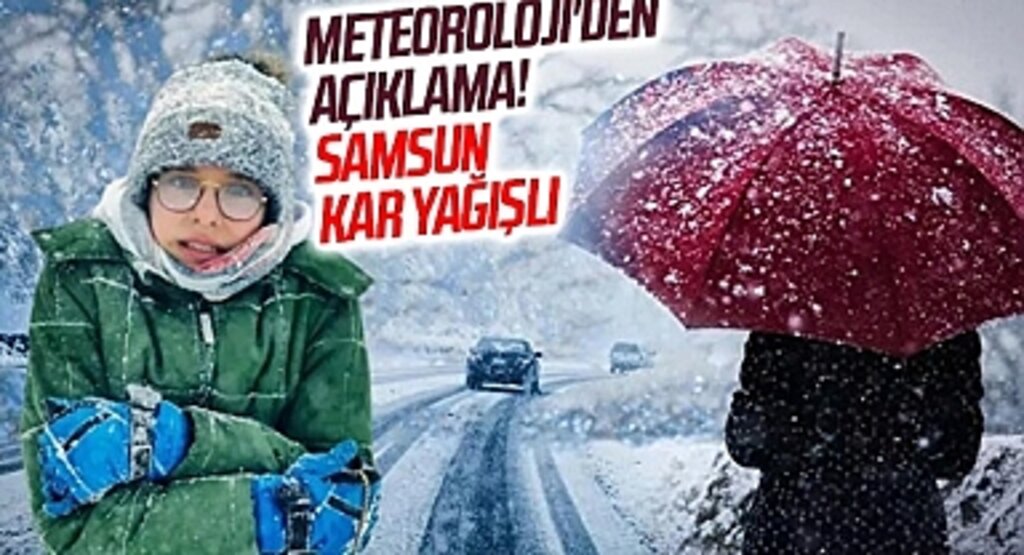 Samsun'da Salı Günü Kar Yağışı Bekleniyor!
