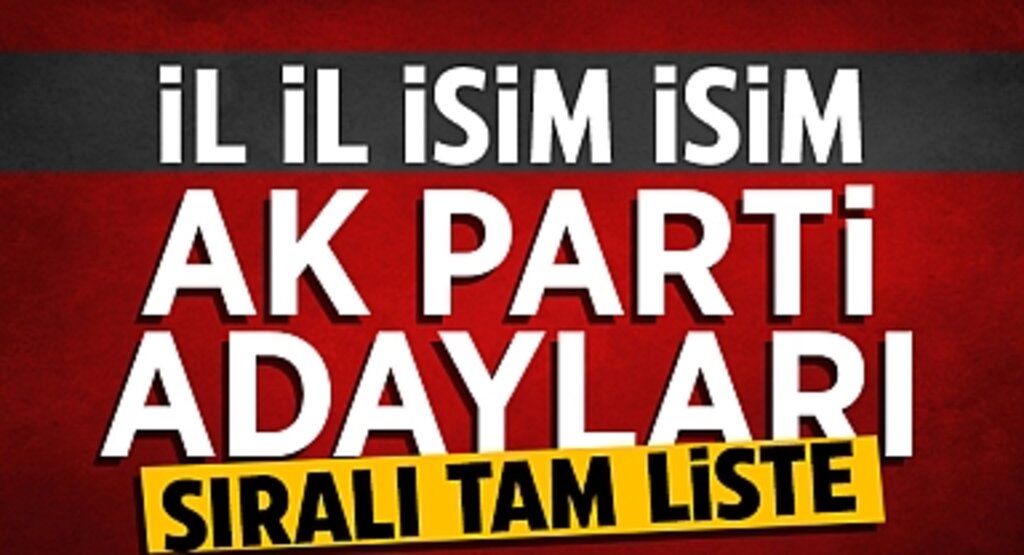 Türkiye'de Yerel Seçim Heyecanı! AK Parti'nin İl İl Adayları Açıklandı!