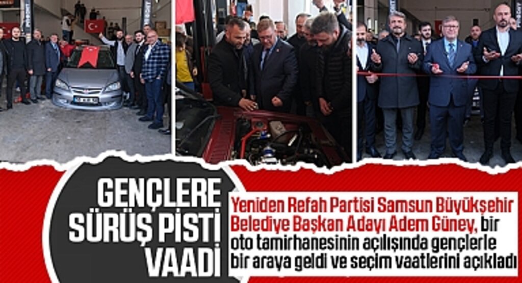 Adem Güney'den Gençlere Sürüş Pisti Vaadi