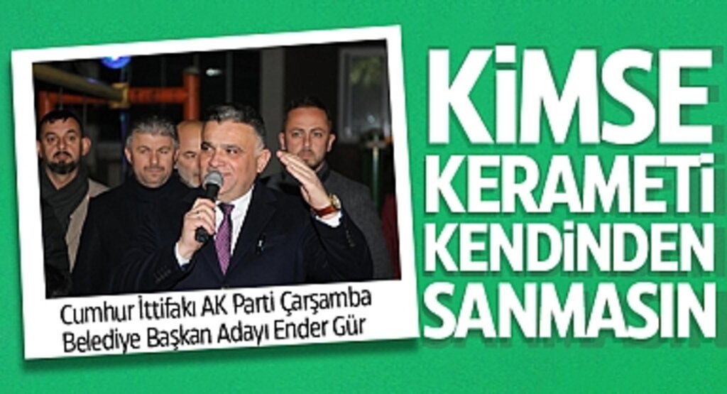 Ender Gür'den Çarşamba'da Yol Sözü: Nisan Ayında Çalışmalar Başlıyor