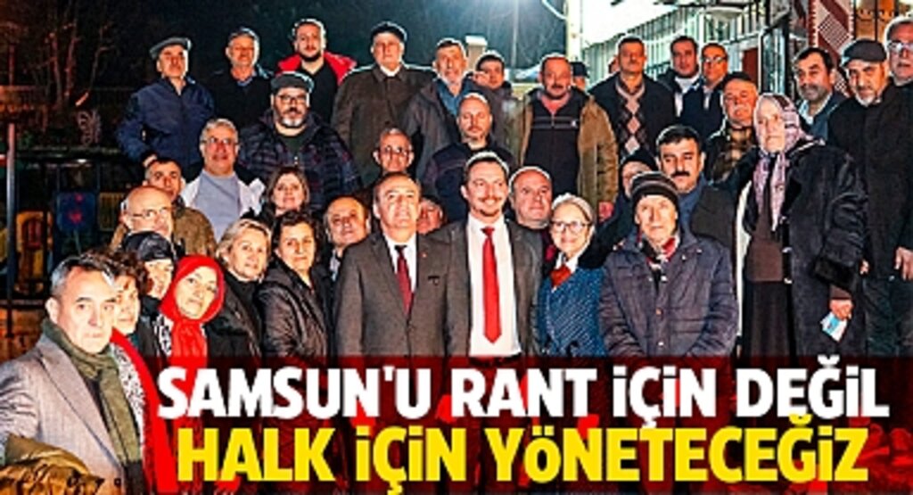 Samsun Büyükşehir Belediye Başkan Adayı Cevat Öncü: Samsun'u Rant İçin Değil, Halk İçin Yöneteceğiz