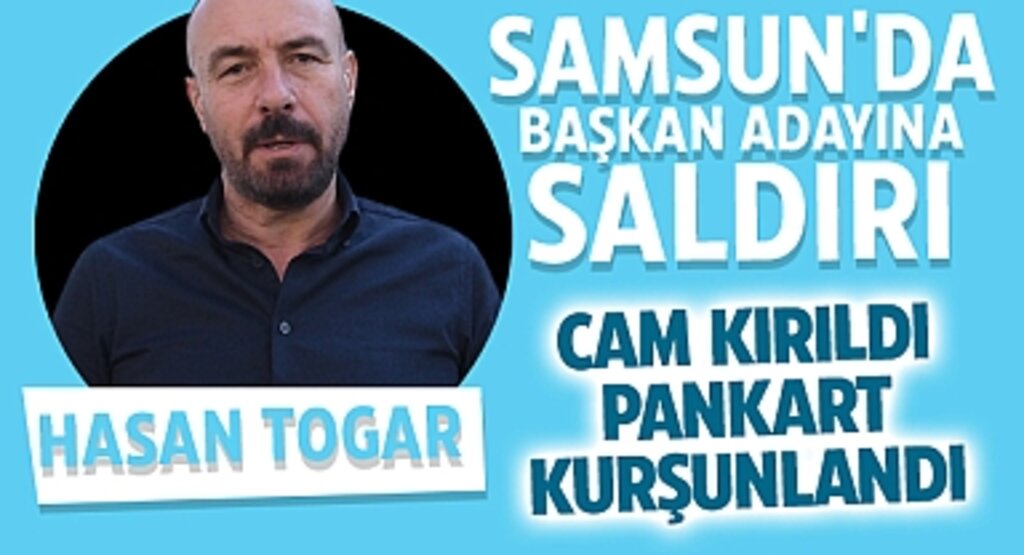 Samsun Tekkeköy'de Başkan Adayına Yapılan Saldırılar Gerginliği Tırmandırıyor: Aracın Camı Kırıldı, Pankart Kurşunlandı