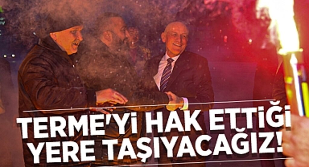 Şenol Kul, AK Parti Adaylığı İle Terme'ye Heyecan Getirdi: Meşaleli Karşılama