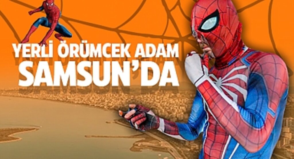 Yerli Örümcek Adam Samsun'da