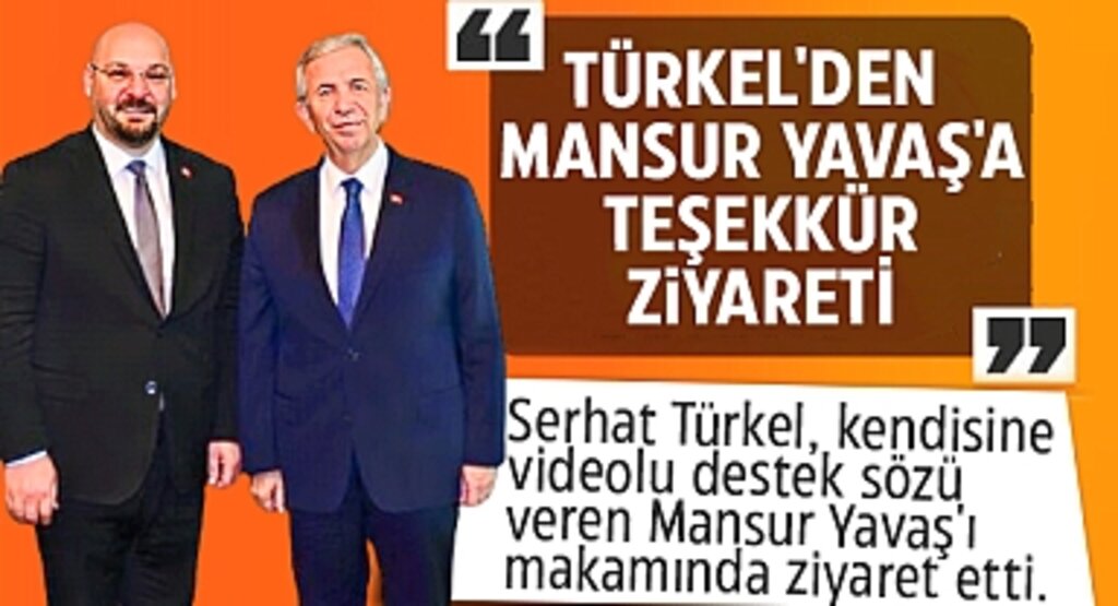 Atakum Belediye Başkan Adayı Türkel'den Mansur Yavaş'a Teşekkür Ziyareti