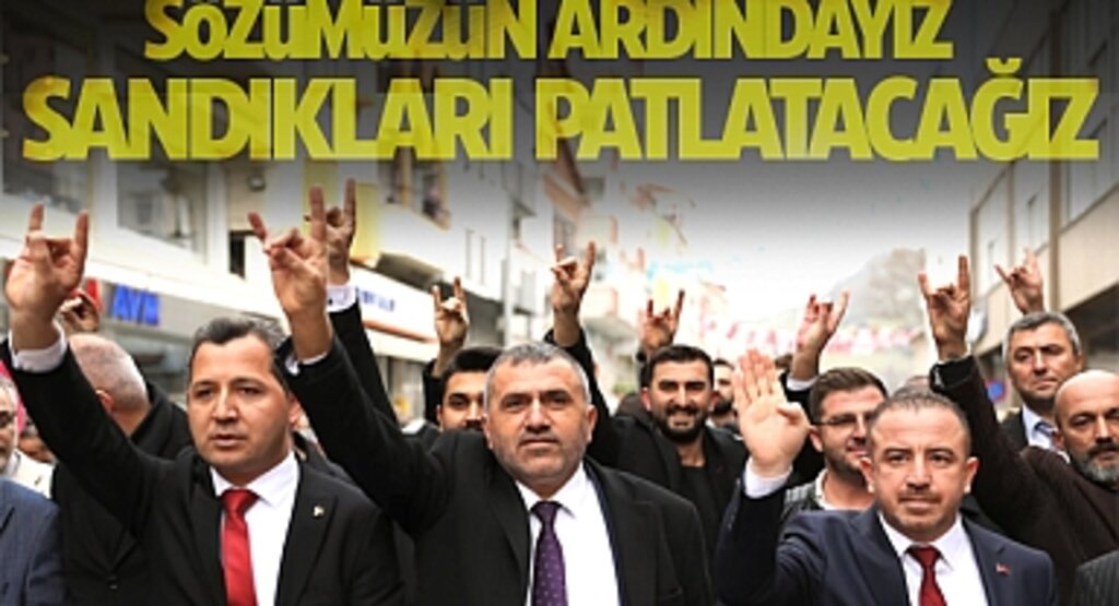 Sözümüzün Ardındayız Sandıkları Patlatacağız