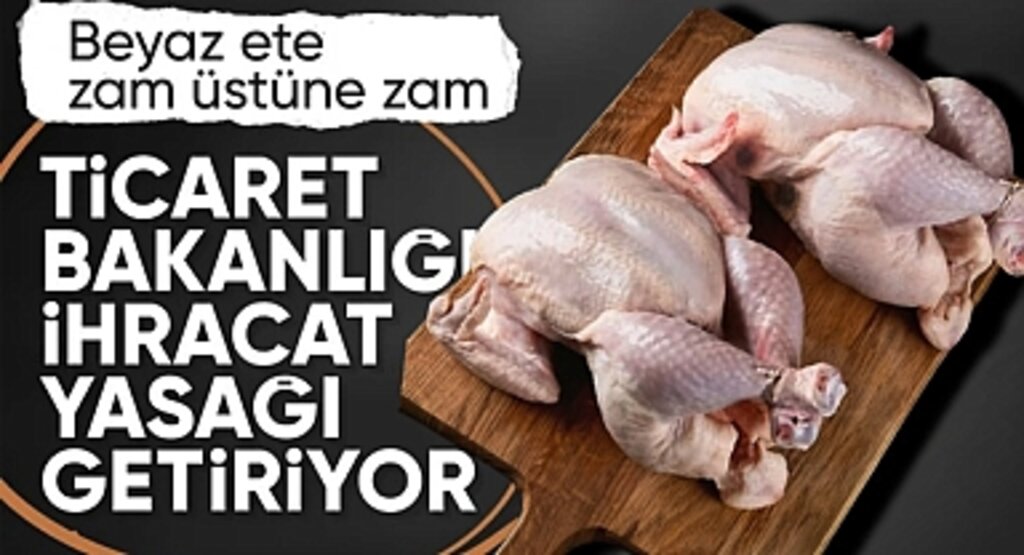 Ticaret Bakanlığı'ndan Tavuk İhracatına Yasak