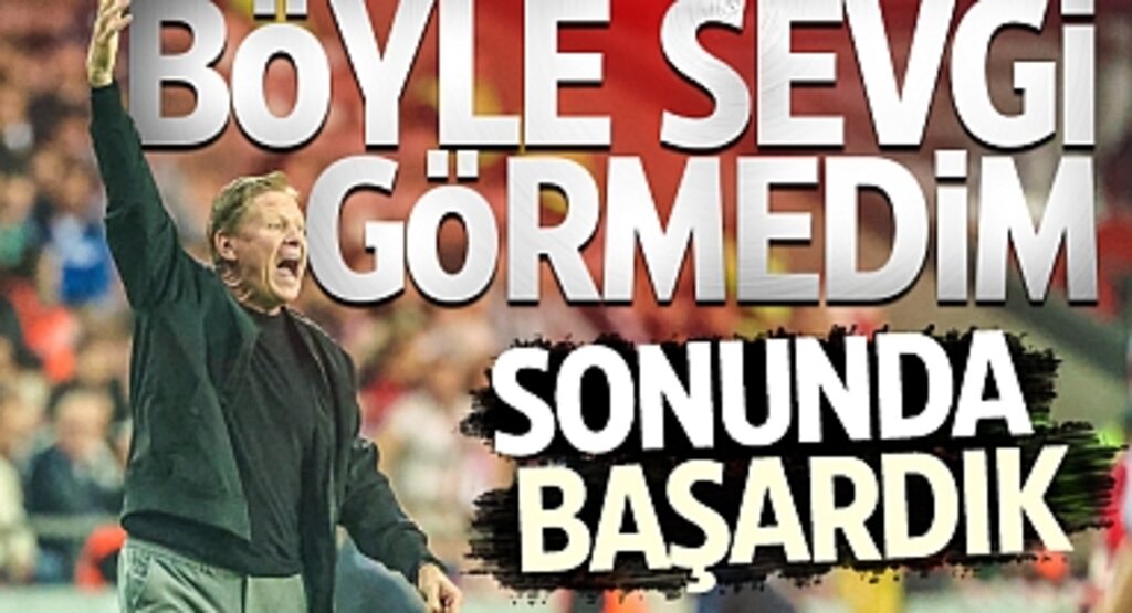 Gisdol: Sonunda Başardık, Takımımla Gurur Duyuyorum
