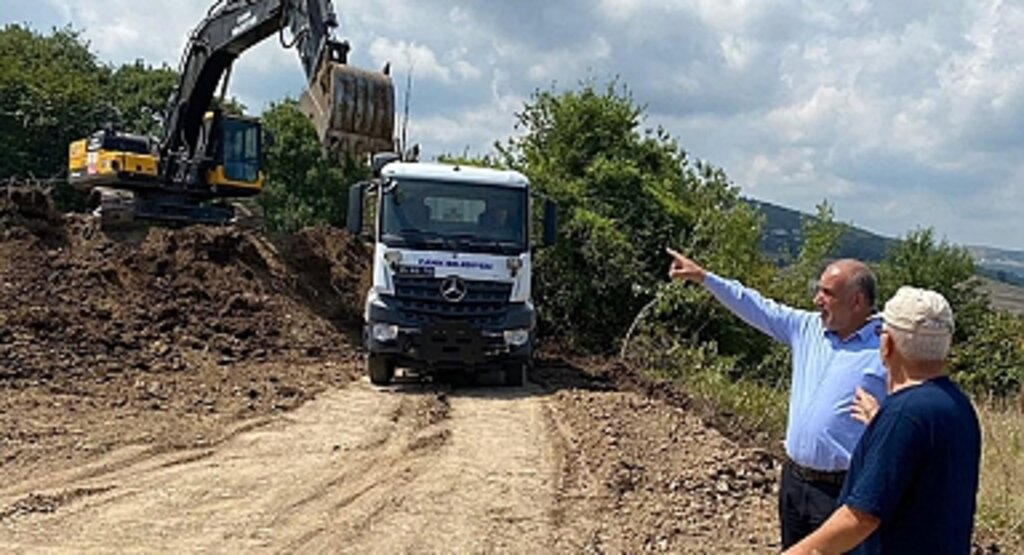 Canik’te Yol Çalışmaları Tüm Hızıyla Devam Ediyor