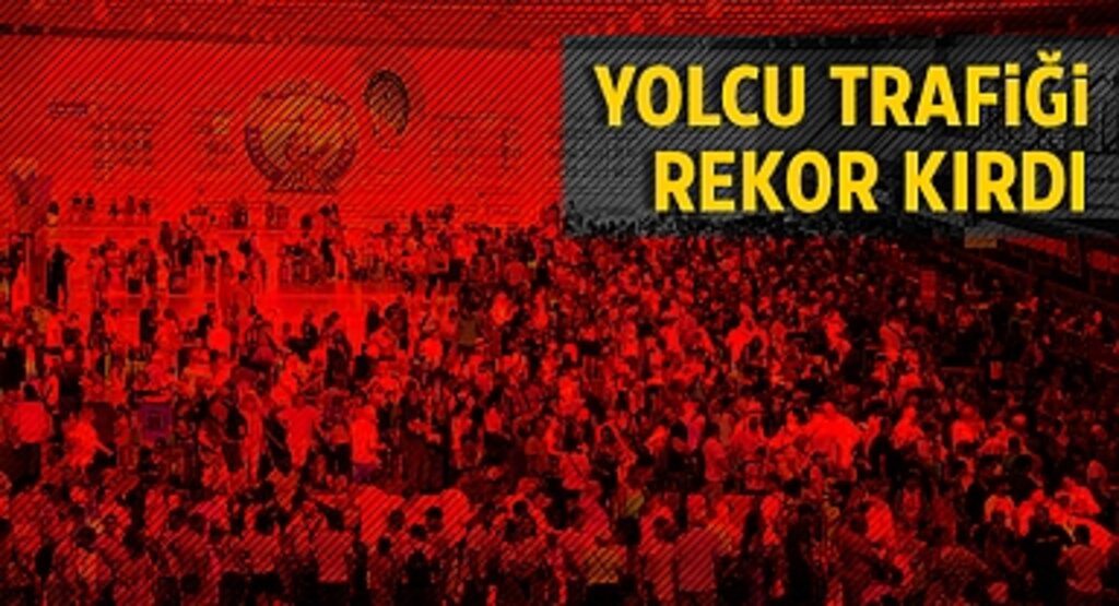 Türkiye Havalimanlarında Yolcu Trafiği Rekor Kırdı