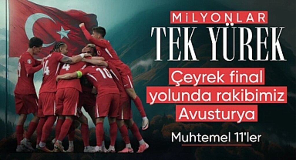 EURO 2024'te Dev Kapışma: Türkiye ile Avusturya Son 16 Turunda Karşılaşıyor!
