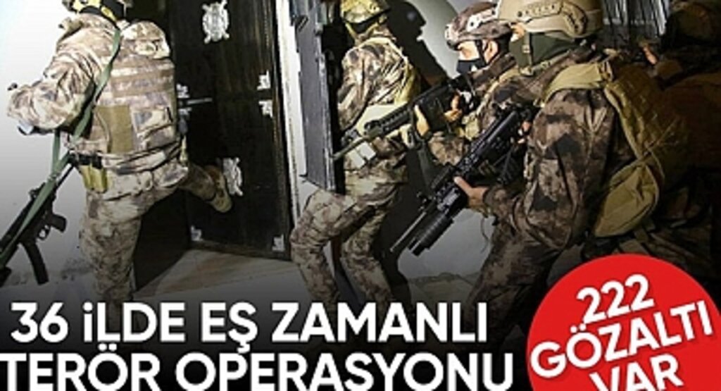 İçişleri Bakanı Yerlikaya: 36 İlde “GÜRZ-8” Operasyonlarında 222 Terör Şüphelisi Yakalandı