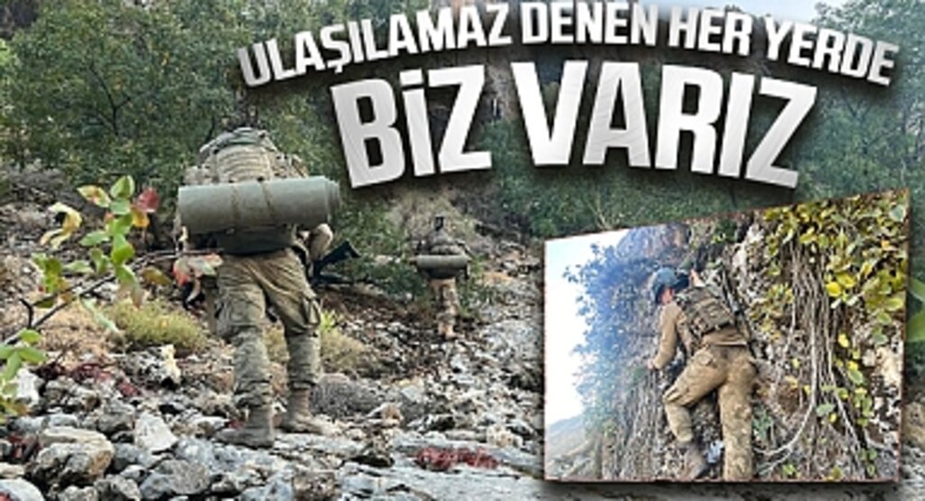 MSB'den Pençe Bölgesi Mesajı: Ulaşılamaz Denen Her Yerde Biz Varız