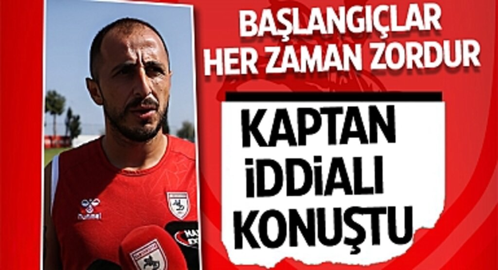 Samsunspor, Sezona Beşiktaş Maçıyla Başlıyor: Kaptan Zeki Yavru İddialı Konuştu