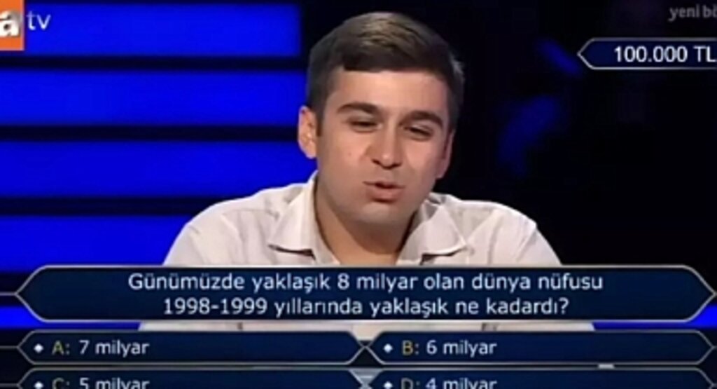 Kim Milyoner Olmak İster 27 Eylül Sorusu: 
