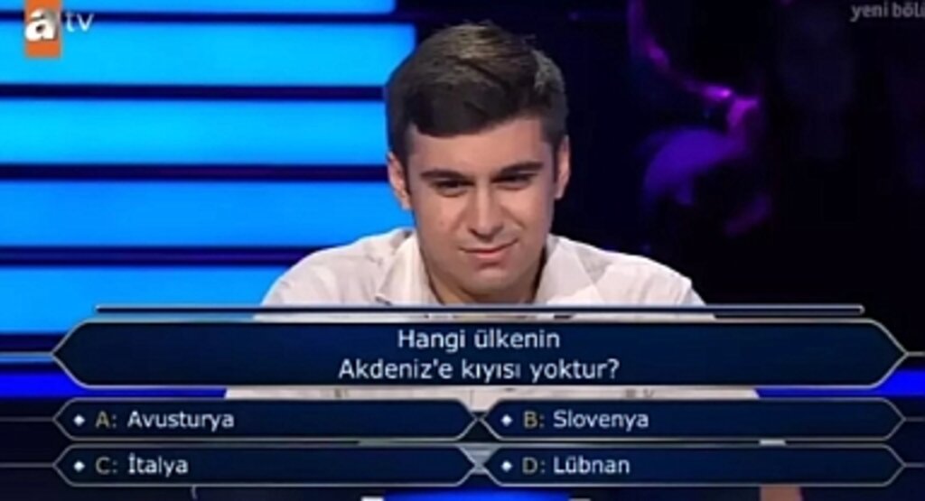 Kim Milyoner Olmak İster 27 Eylül Sorusu: