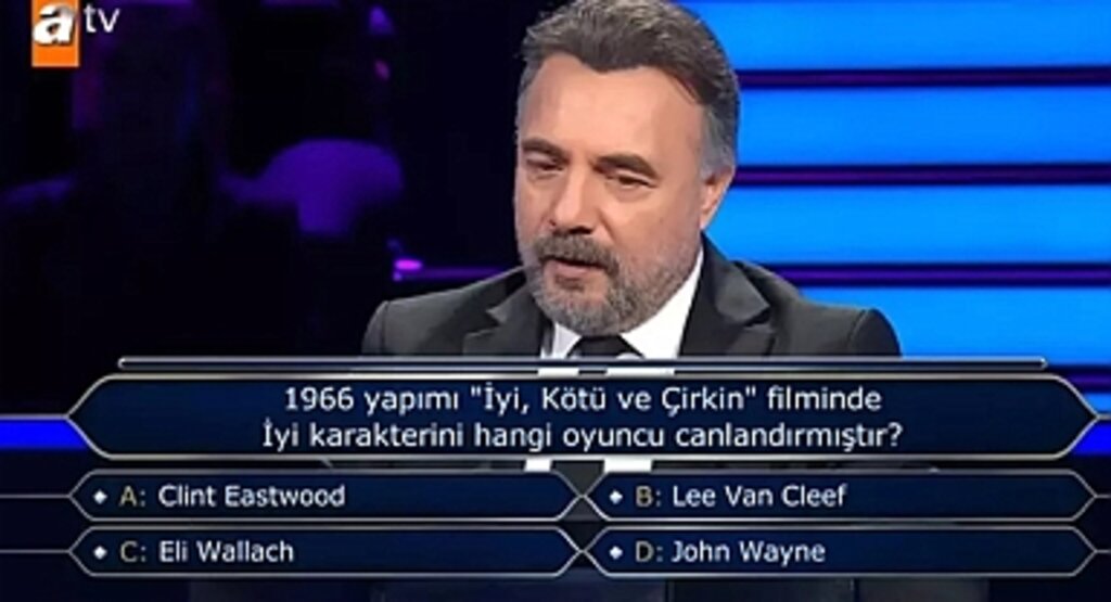 Kim Milyoner Olmak İster’de Sinema Sorusu: 