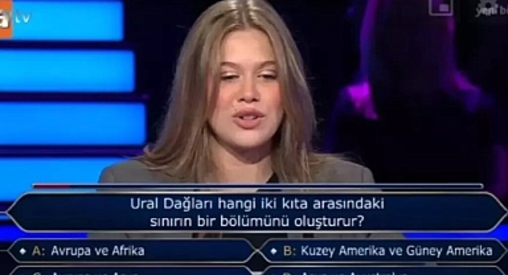 Kim Milyoner Olmak İster'de Ural Dağları Sorusu: 22 Eylül Yayınında Yarışmacının 50 Bin TL'lik Sorusu!