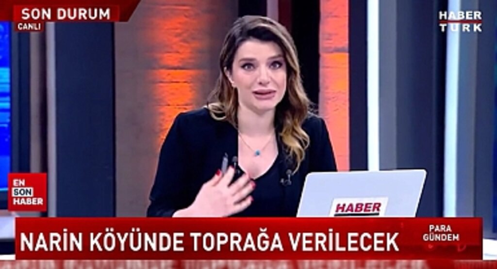 Sunucu Sena Alkan Gözyaşlarına Boğuldu: Türkiye, Küçük Narin’e Ağlıyor