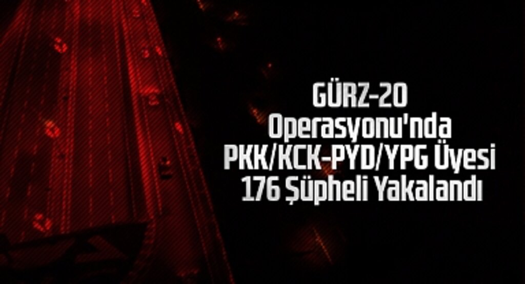 31 İlde “GÜRZ-20” Operasyonu: 176 PKK/KCK-PYD/YPG Şüphelisi Yakalandı