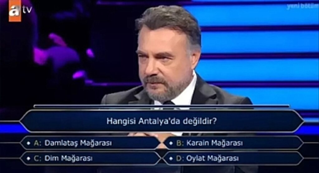 Oktay Kaynarca Sordu, Yarışmacı Doğru Cevabı Verdi: Oylat Mağarası Hangi Şehirde Yer Alıyor?