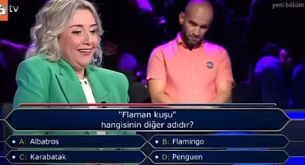 Kim Milyoner Olmak İster'de Heyecan Dolu Anlar: Flaman Kuşu Sorusu İzleyicileri Şaşırttı!