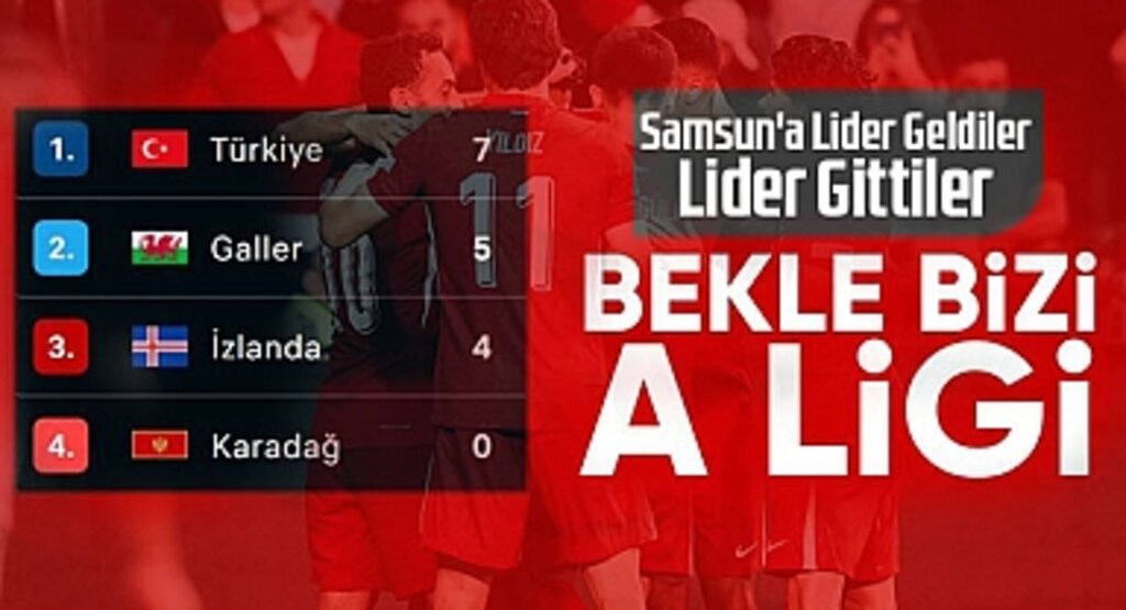 Samsun'a Lider Geldiler, Lider Gittiler: A Milli Takım Karadağ'ı Devirdi!