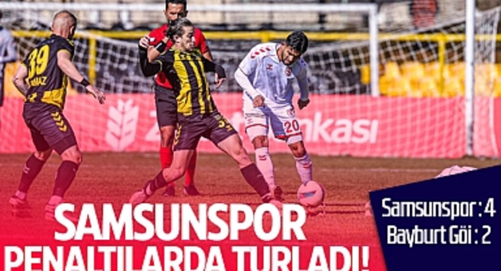 Samsunspor Penaltılarda Turladı: Bayburt'u Geçerek Üst Tura Yükseldi