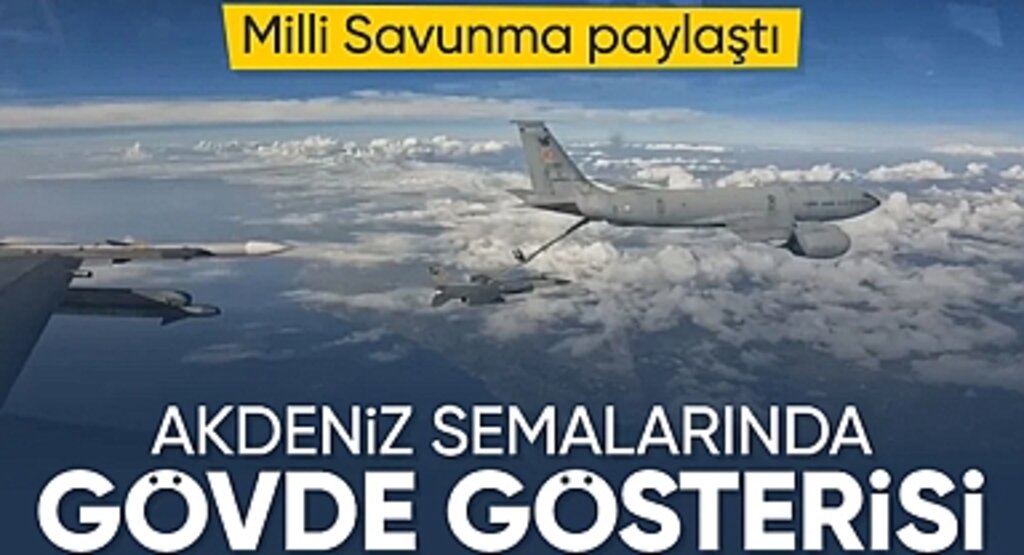 Türk Savaş Uçakları Akdeniz'de Eğitim Uçuşu Gerçekleştirdi: MSB'den Açıklama