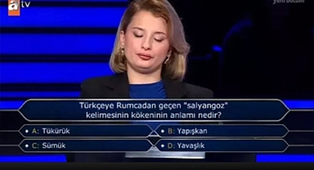 Kim Milyoner Olmak İster’de Dikkat Çeken Soru: “Salyangoz” Kelimesinin Kökeni Ne Anlama Geliyor?