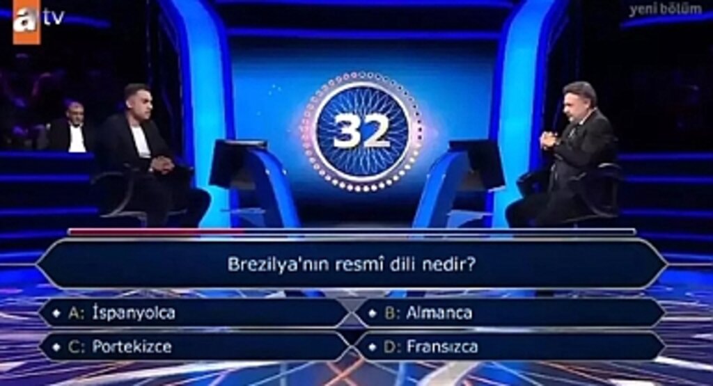 Kim Milyoner Olmak İster’de Merak Edilen Soru: Brezilya'nın Resmî Dili Nedir?