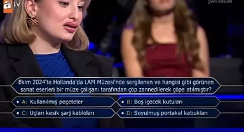 Kim Milyoner Olmak İster’de Sanat Sorusu: Hollanda'da Çöp Sanat mı?
