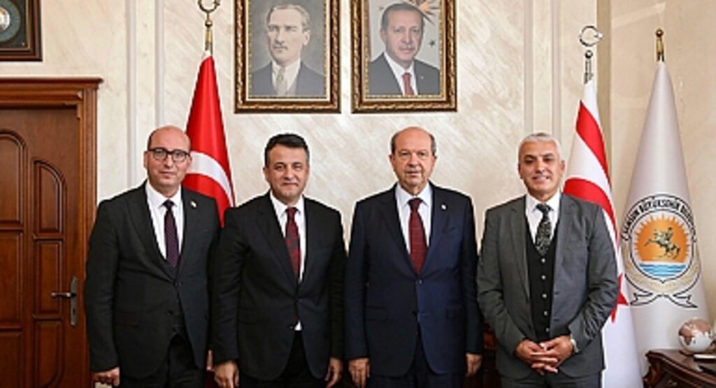 KKTC Cumhurbaşkanı Ersin Tatar, Samsun’da Başkan Doğan’ı Ziyaret Etti