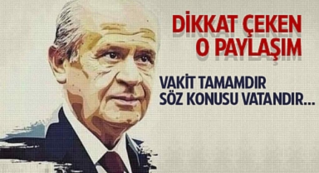 MHP'den Dikkat Çeken Mesaj: Vakit Tamam, Söz Konusu Vatandır
