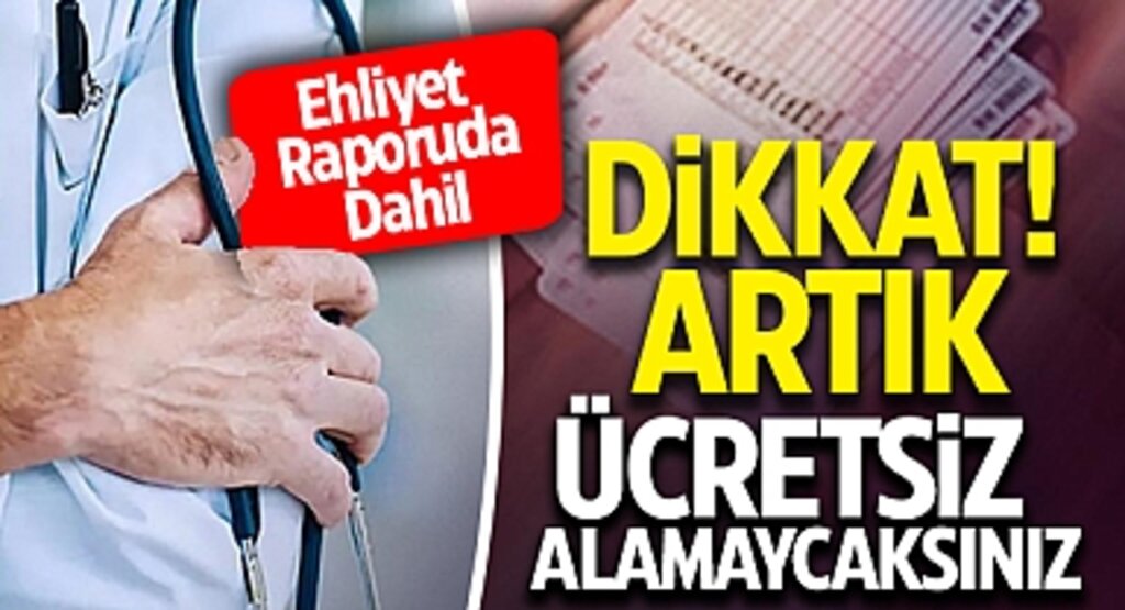 Sağlıkta Yeni Dönem: Raporlar ve Katılım Payları Ücretli Oluyor!