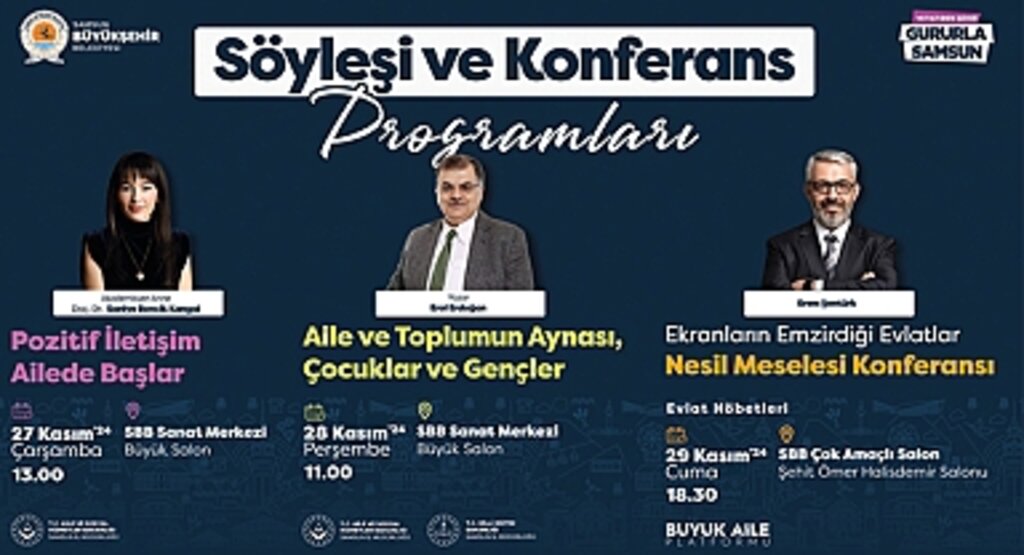 Samsun Büyükşehir’den Kültür ve Eğitim Buluşmaları Başlıyor
