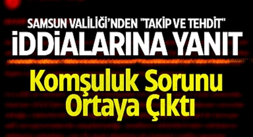 Samsun Valiliği’nden