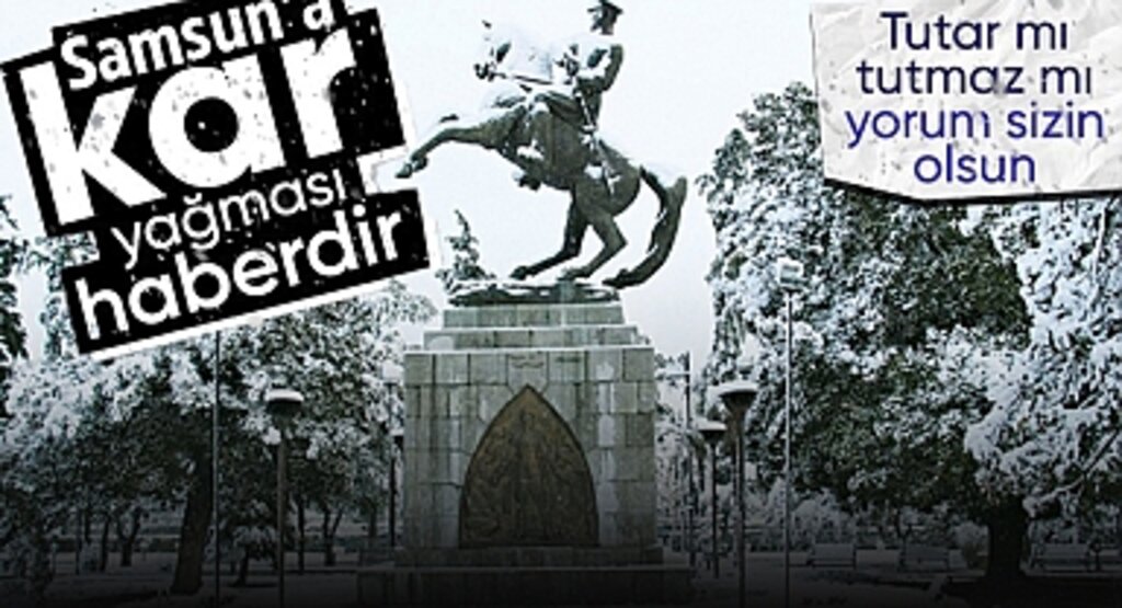Samsun’a Kış Geri Dönüyor: Kar Yağışı Kapıda!