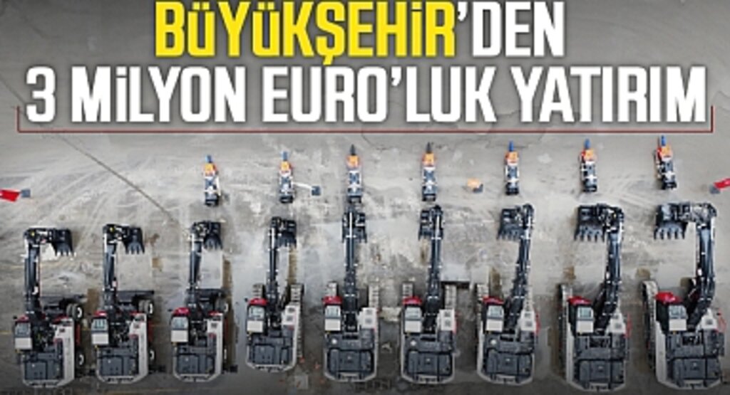 Samsun Büyükşehir Belediyesi’nden Dev Araç Yatırımı: 16 Yeni İş Makinesi Filoya Katılıyor