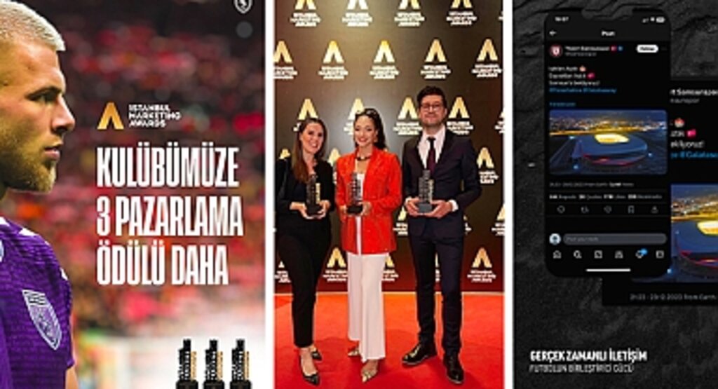 Samsunspor İstanbul Marketing Awards'dan 3 Ödülle Döndü