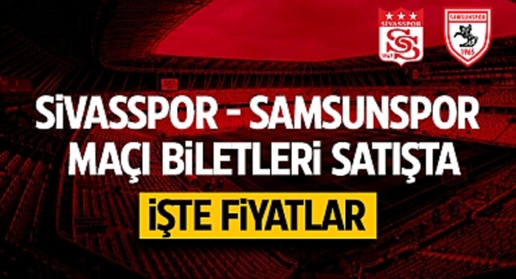 Sivasspor - Samsunspor Maçı Biletleri Satışa Sunuldu