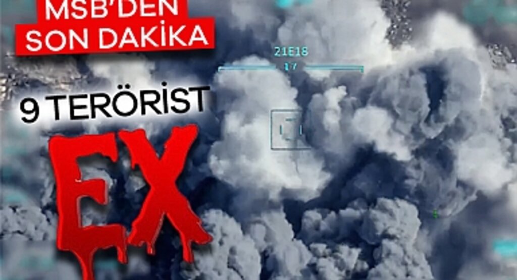 TSK'dan Kuzey Irak'ta Terörle Mücadele Operasyonu: 9 Terörist Etkisiz Hâle Getirildi