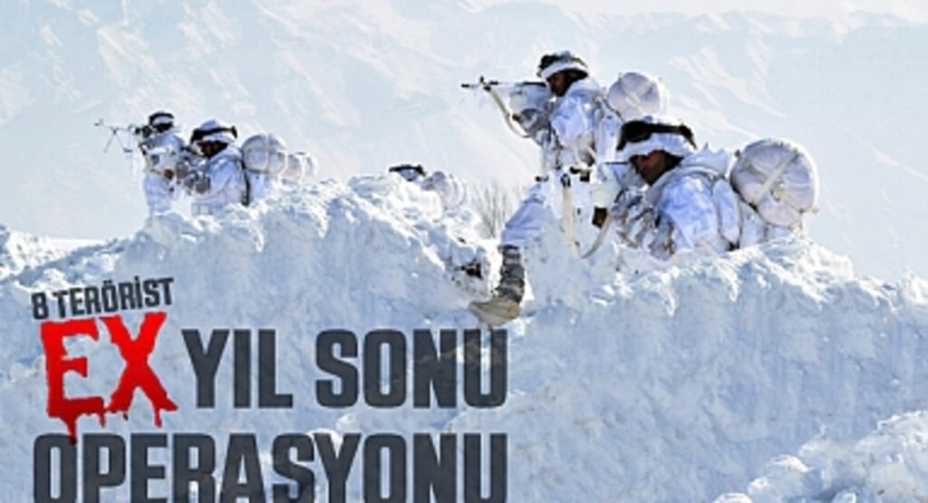 Türk Silahlı Kuvvetleri’nden Yıl Sonu Operasyonu: 8 Terörist Etkisiz Hâle Getirildi