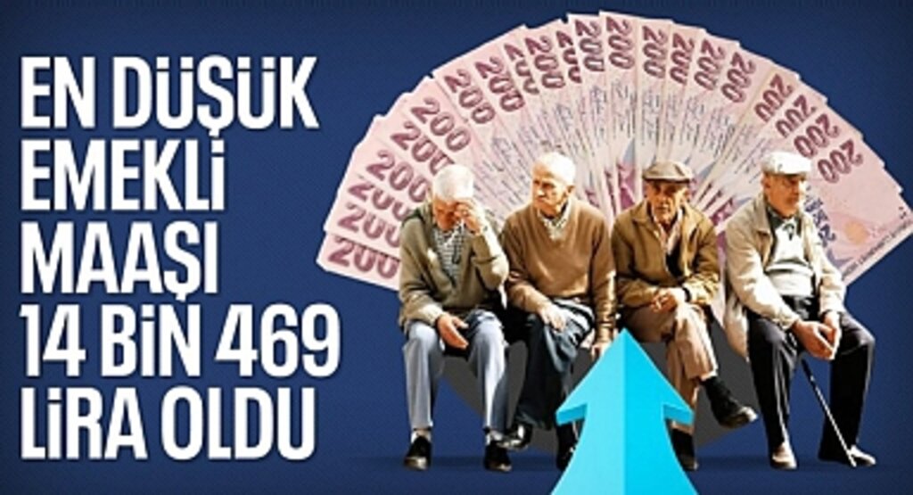 En Düşük Emekli Maaşı 14 Bin 469 Liraya Yükseldi