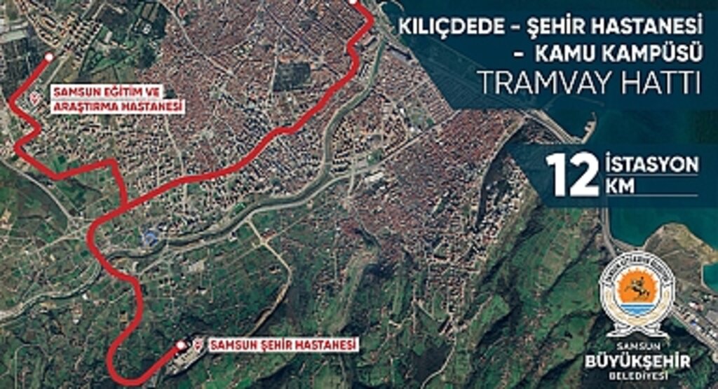 Samsun'un Ulaşımında Yeni Dönem: Şehir Hastanesi Tramvay Hattı Yatırım Programında