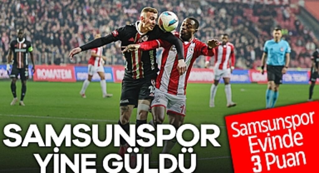 Samsunspor Zirve Takibini Sürdürüyor: Gaziantep FK'yı 2-1 Mağlup Etti
