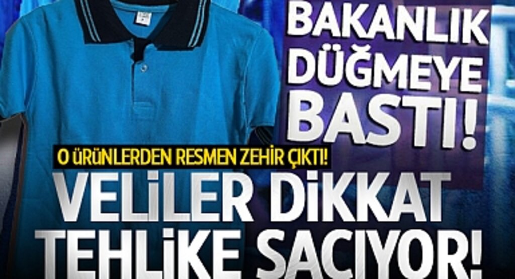 Okul Formasında Tehlikeli Madde Tespiti! Ticaret Bakanlığı Harekete Geçti